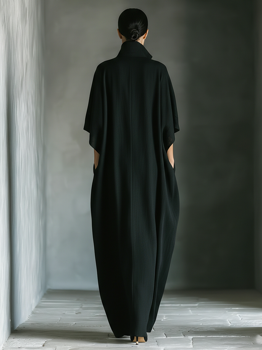 Iria | Vestido Largo Oversize con Mangas Kimono