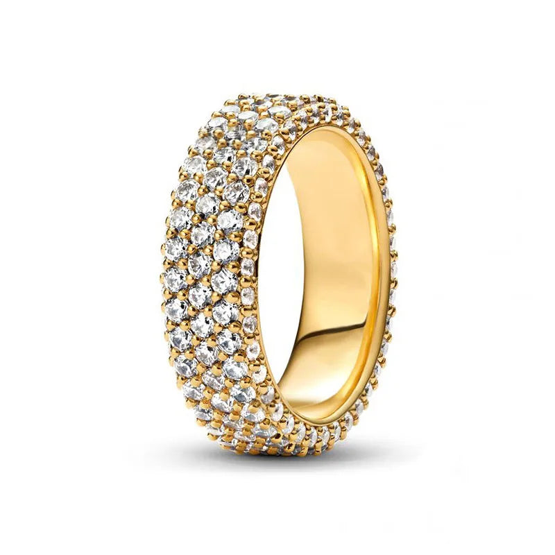 Soléane | Anillo Pavé Lujoso