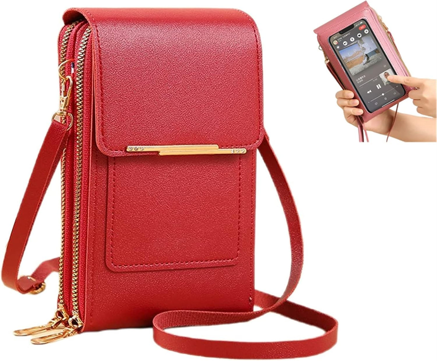 Noa | Bolso Cartera Bandolera Anti Robo Táctil RFID