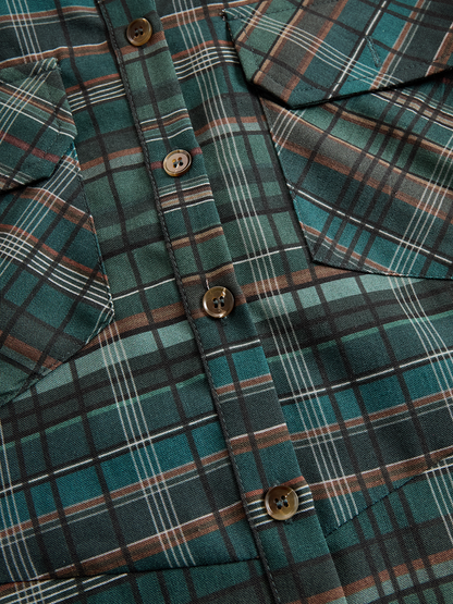 Dakota | Vestido Largo de Camisa a Cuadros