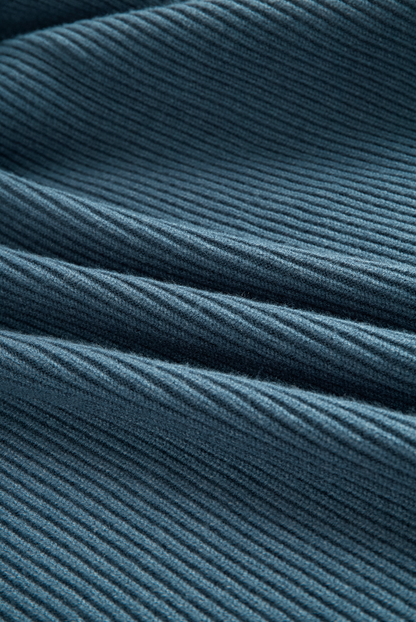 Ismara | Vestido Largo Ajustado de Punto con Capucha