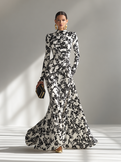 Ofelia | Vestido Cruzado Elástico con Estampado