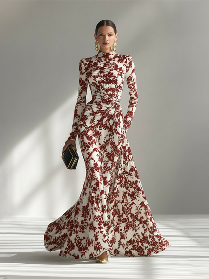 Ofelia | Vestido Cruzado Elástico con Estampado