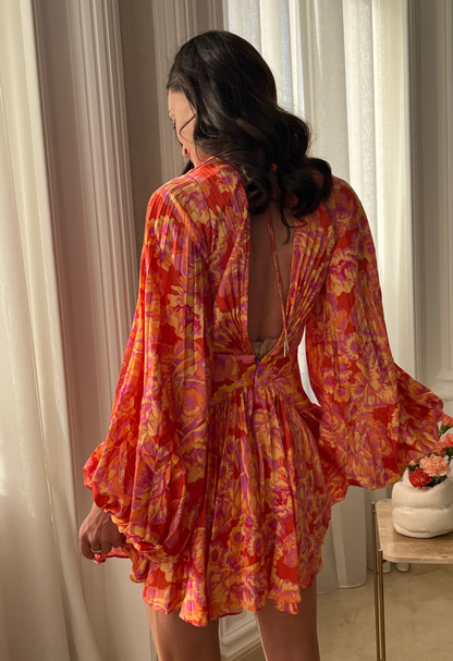 Elarisse | Mini Vestido Volantes Floral