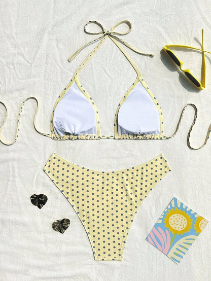 Elyndra | Bikini Halter Lunares