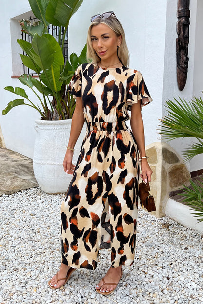 Gelvoria | Vestido Leopardo Terracota