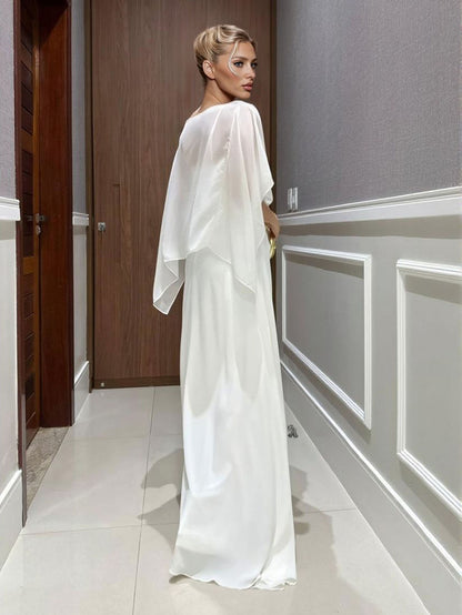 Elira | Conjunto Elegante Top Capa y Pantalones Anchos