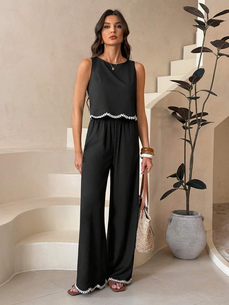 Élvaron | Conjunto Adorno Chaleco Pantalón