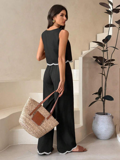 Élvaron | Conjunto Adorno Chaleco Pantalón