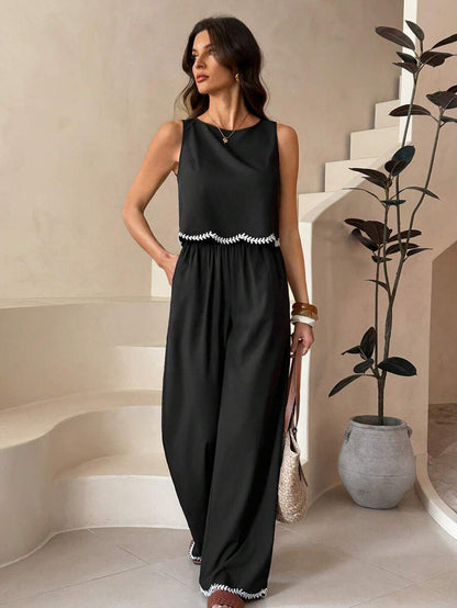Élvaron | Conjunto Adorno Chaleco Pantalón