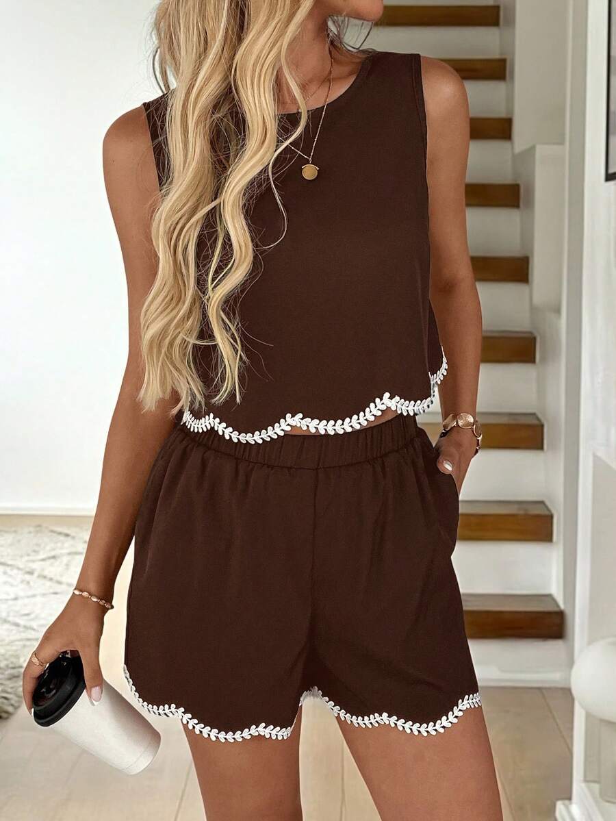 Liorévia | Conjunto Adorno Chaleco Short