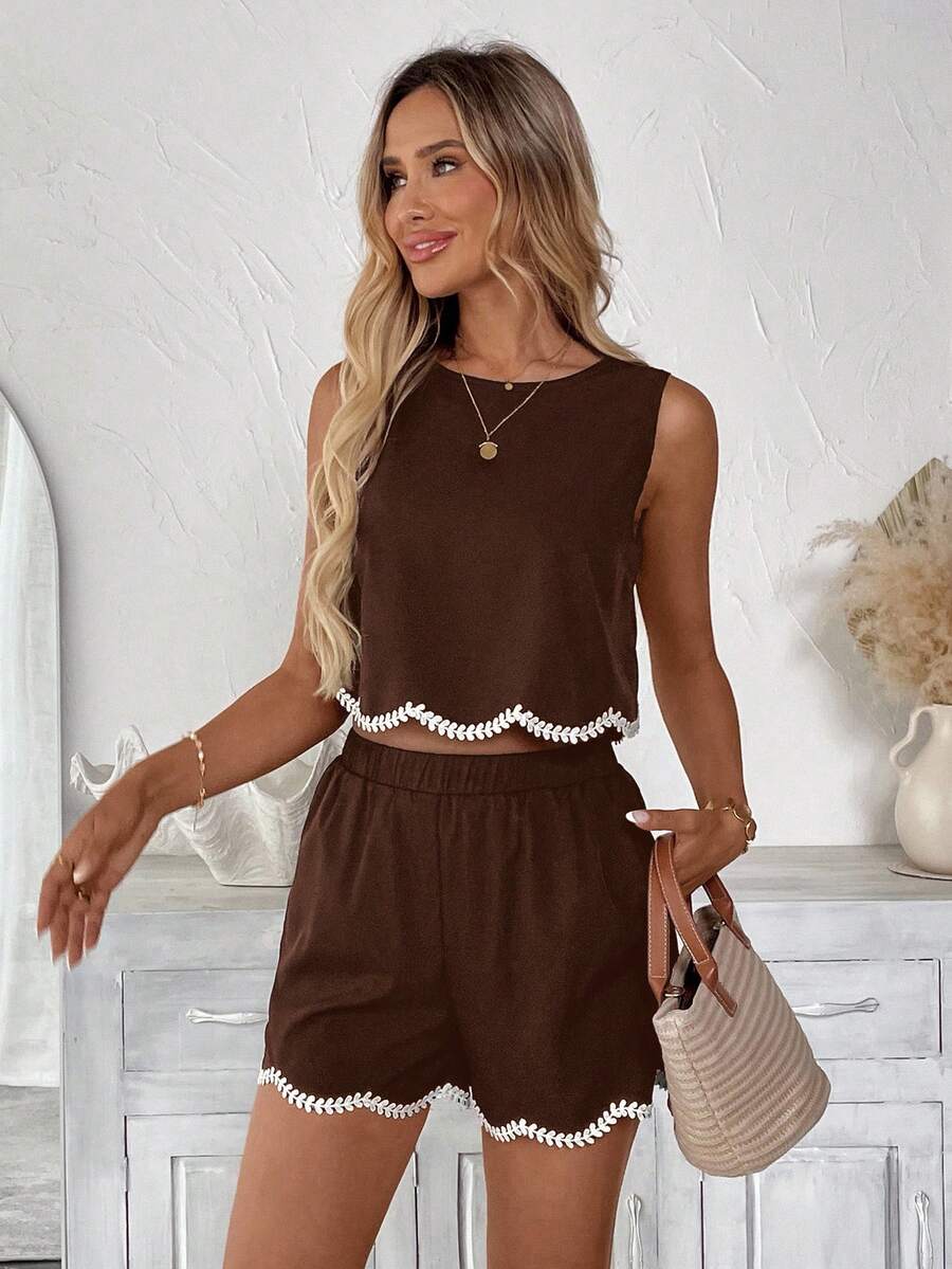 Liorévia | Conjunto Adorno Chaleco Short