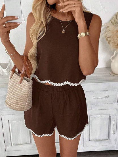 Liorévia | Conjunto Adorno Chaleco Short