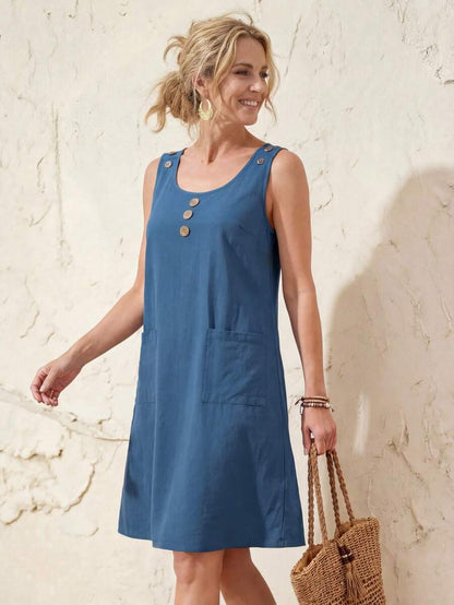 Liorabelle | Mini Vestido Rayas Sin Mangas