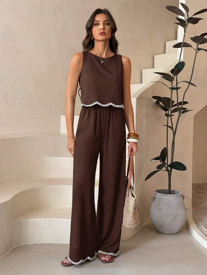 Élvaron | Conjunto Adorno Chaleco Pantalón