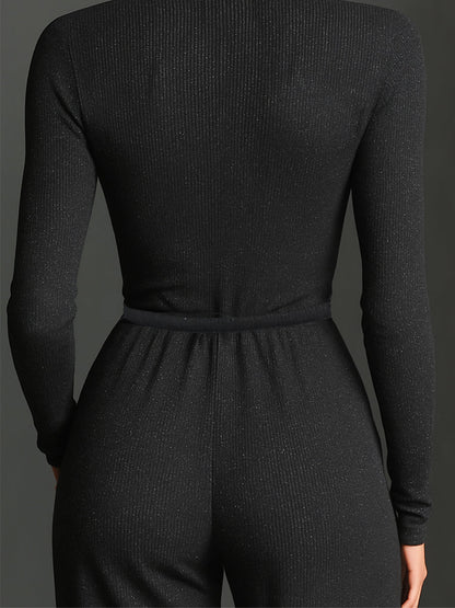 Velaris | Mono Elegante de Punto con Cremallera