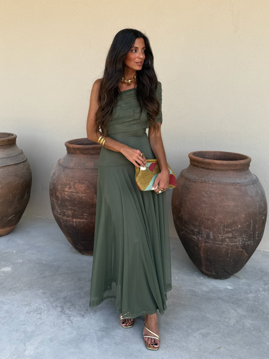 Alara | Vestido Largo Elegante Palabra de Honor