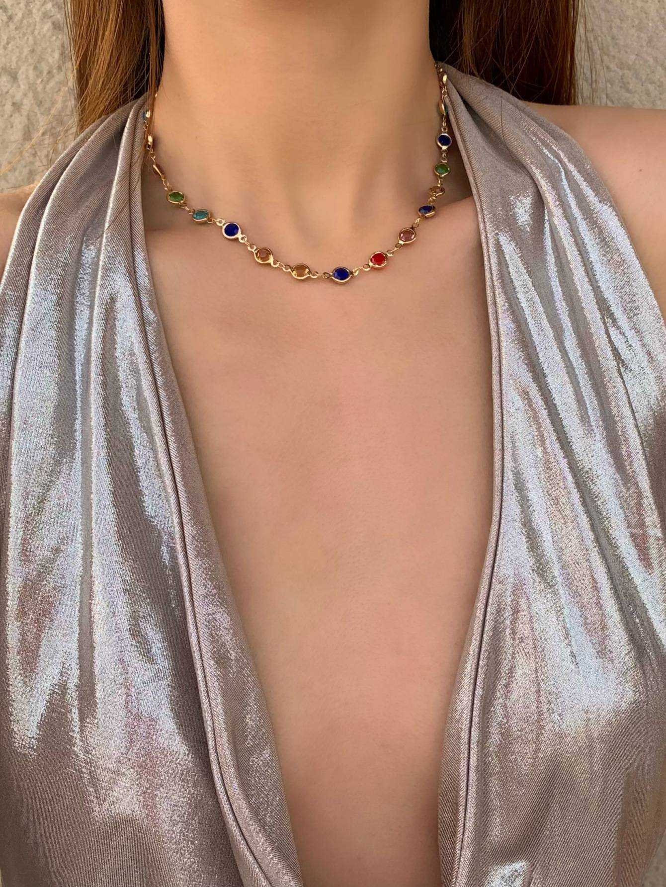 Avis | Collar Cadena Chakras Colores Bohemio