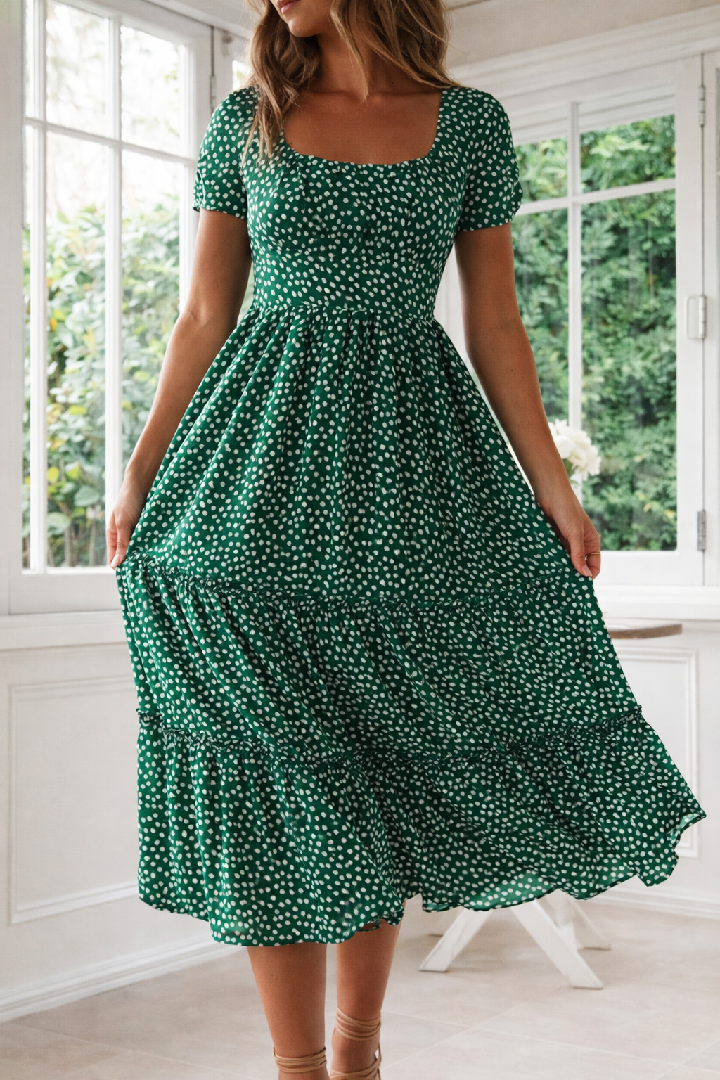 Arlisse | Vestido Midi con Estampado