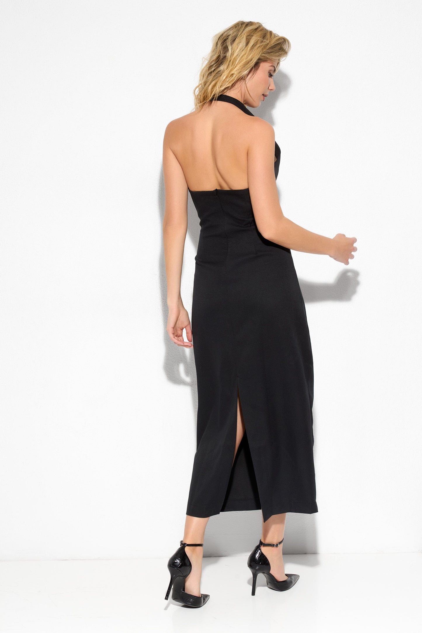 Sienna | Vestido Largo Cut-Out Escote Halter