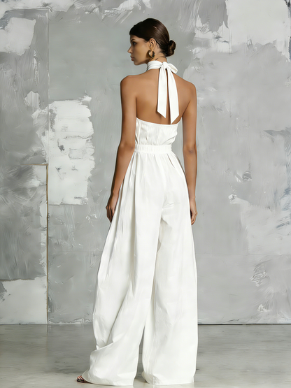 Amelie | Mono Elegante Sin Mangas con Cuello Halter