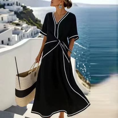Arvella | Vestido Midi Mediterráneo
