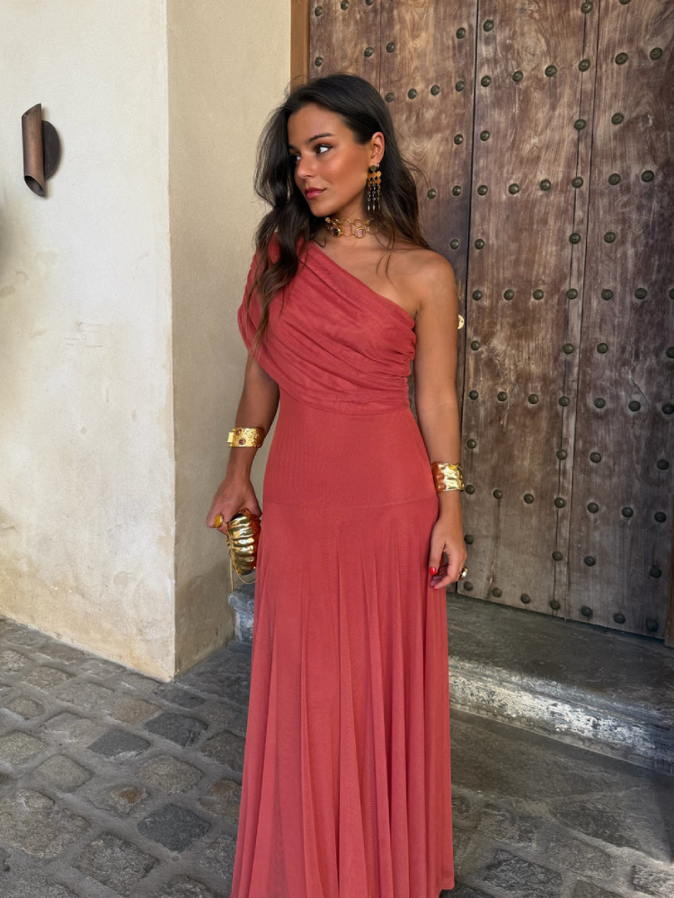 Alara | Vestido Largo Elegante Palabra de Honor