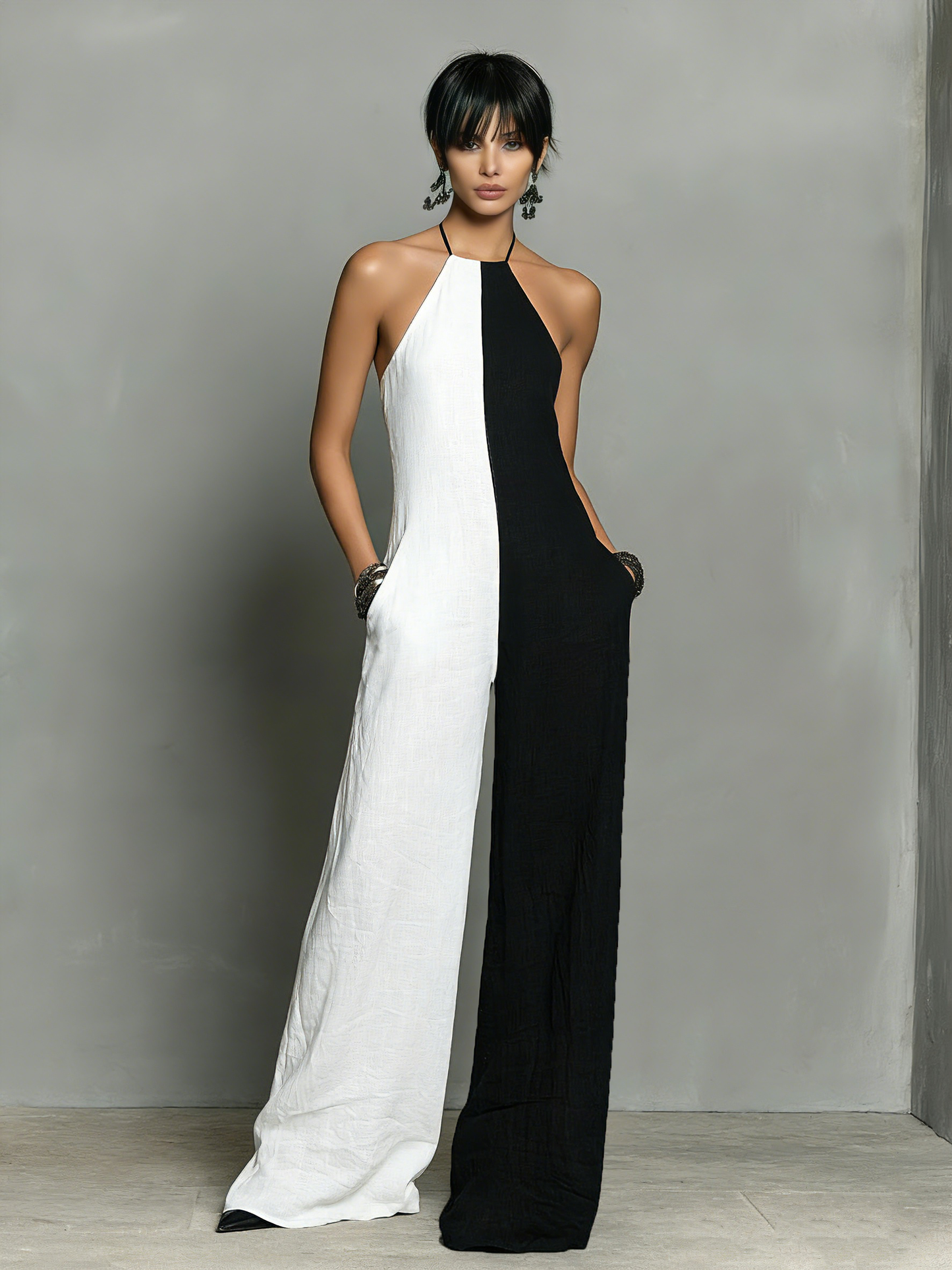 Dalma | Mono Minimalista Blanquinegro