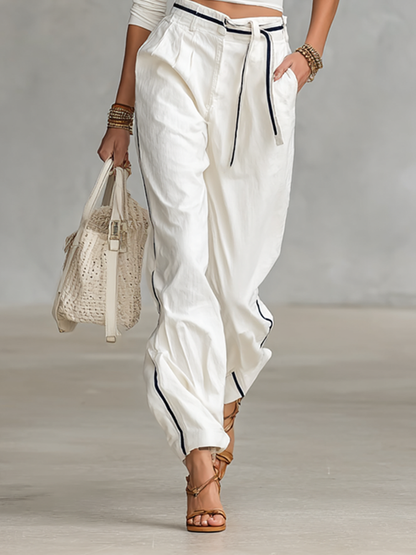 Tina | Conjunto Top Ajustado Cuello Medio Manga Larga y Pantalón