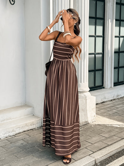 Lerina | Vestido Largo Tirantes Rayas