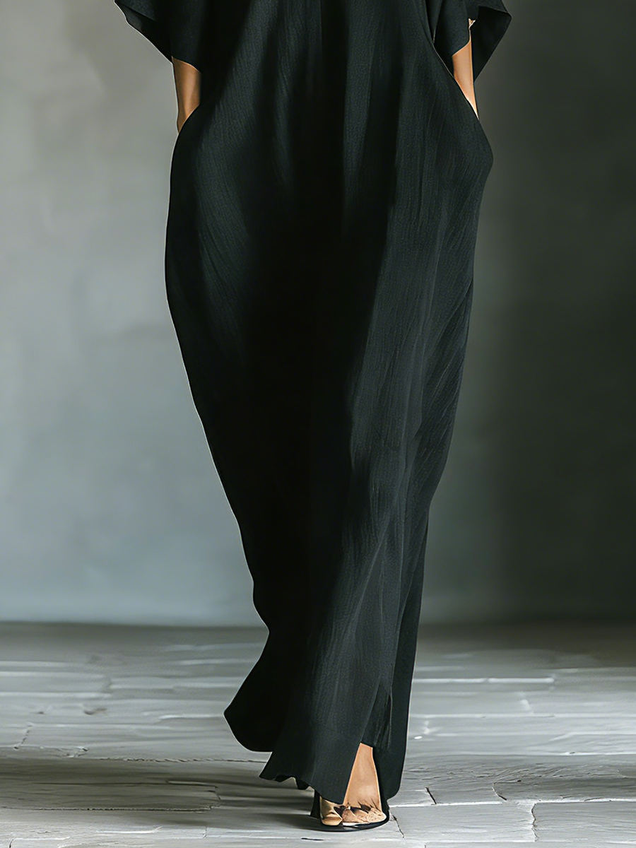 Iria | Vestido Largo Oversize con Mangas Kimono