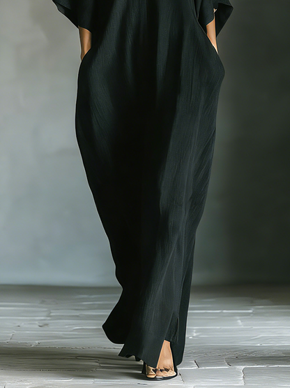 Iria | Vestido Largo Oversize con Mangas Kimono