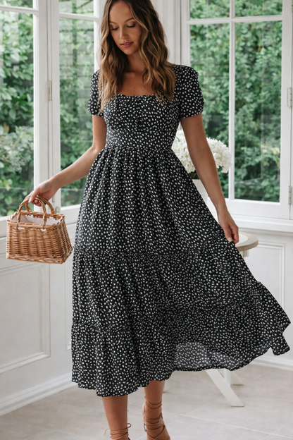 Arlisse | Vestido Midi con Estampado