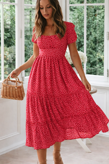 Arlisse | Vestido Midi con Estampado