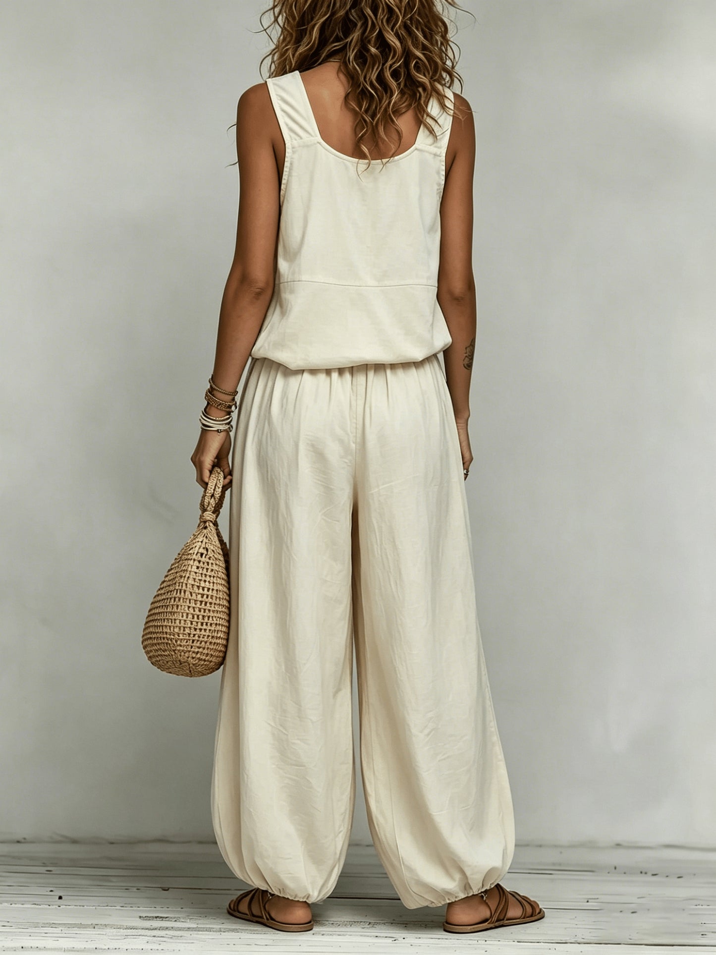 Noira | Conjunto Holgado Top Encaje Pantalón