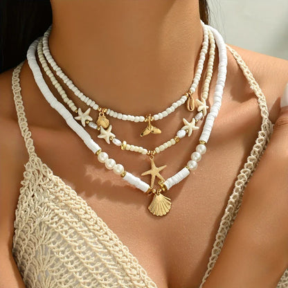 Marelia | Collar Conjunto Marino Hawaiano