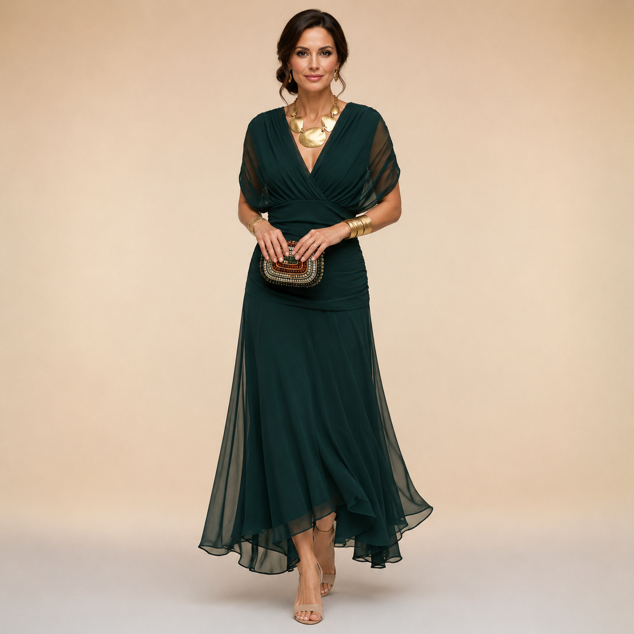 Belora | Vestido Largo Escote V