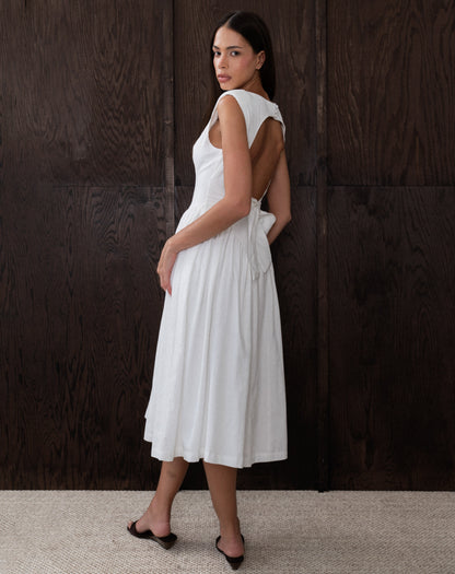 Artois | Vestido Midi Acampanado Estilo Francés