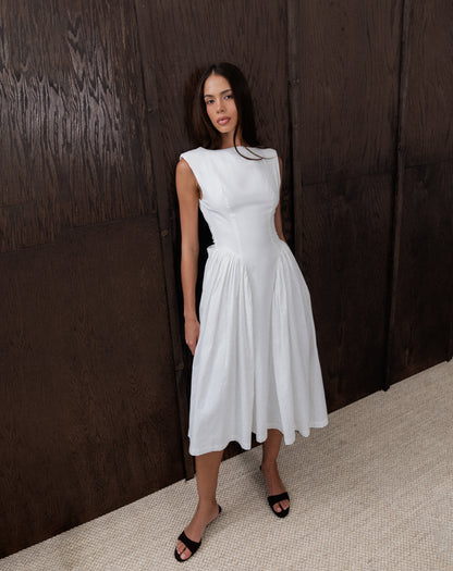 Artois | Vestido Midi Acampanado Estilo Francés