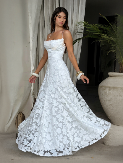 Livea | Vestido Largo Floral Tirantes Elegante