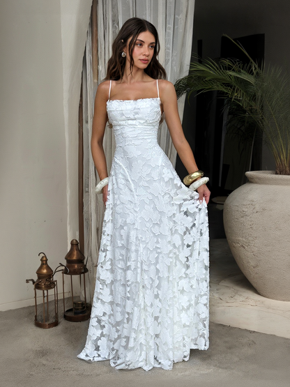 Livea | Vestido Largo Floral Tirantes Elegante