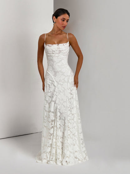 Livea | Vestido Largo Floral Tirantes Elegante