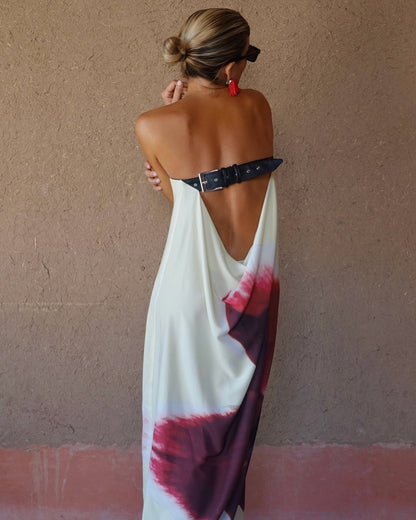 Zaya | Vestido Largo Estampado Floral