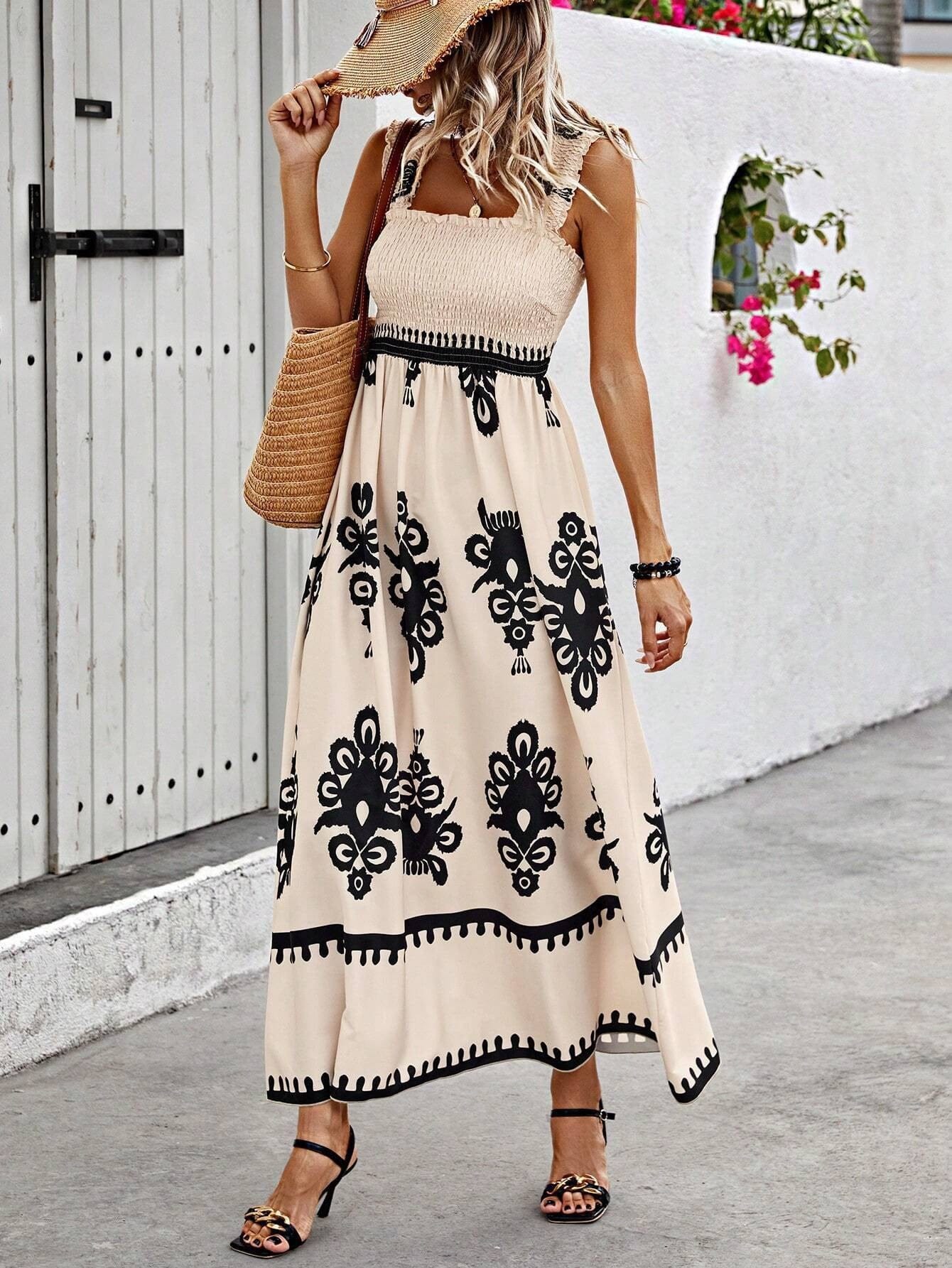 Averia | Vestido Largo Asimétrico Bordado