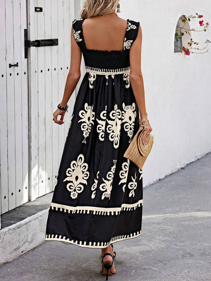 Averia | Vestido Largo Asimétrico Bordado