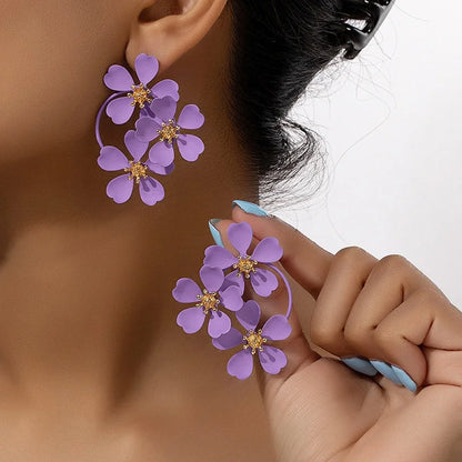 Florenza | Pendientes Flor Colgante