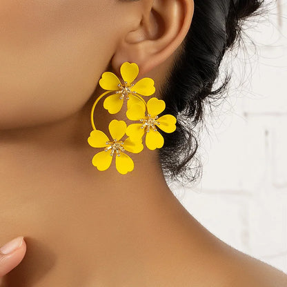 Florenza | Pendientes Flor Colgante