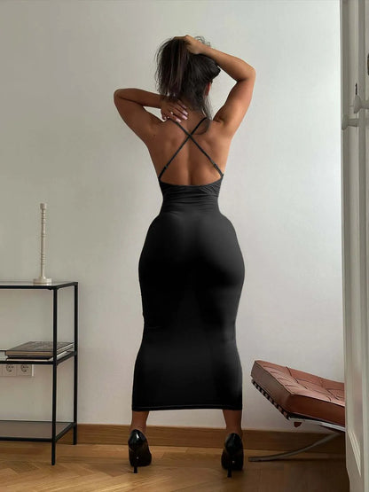 Calíndora | Vestido Largo Estilizador Ajustado