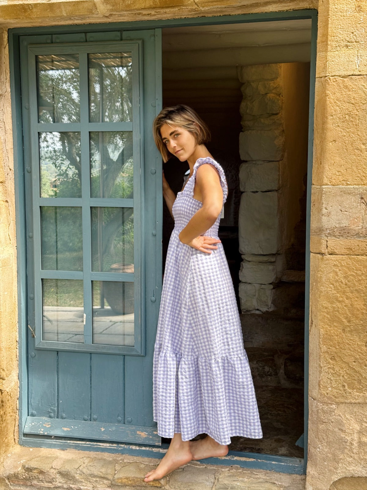 Amarisse | Vestido Largo Vichy