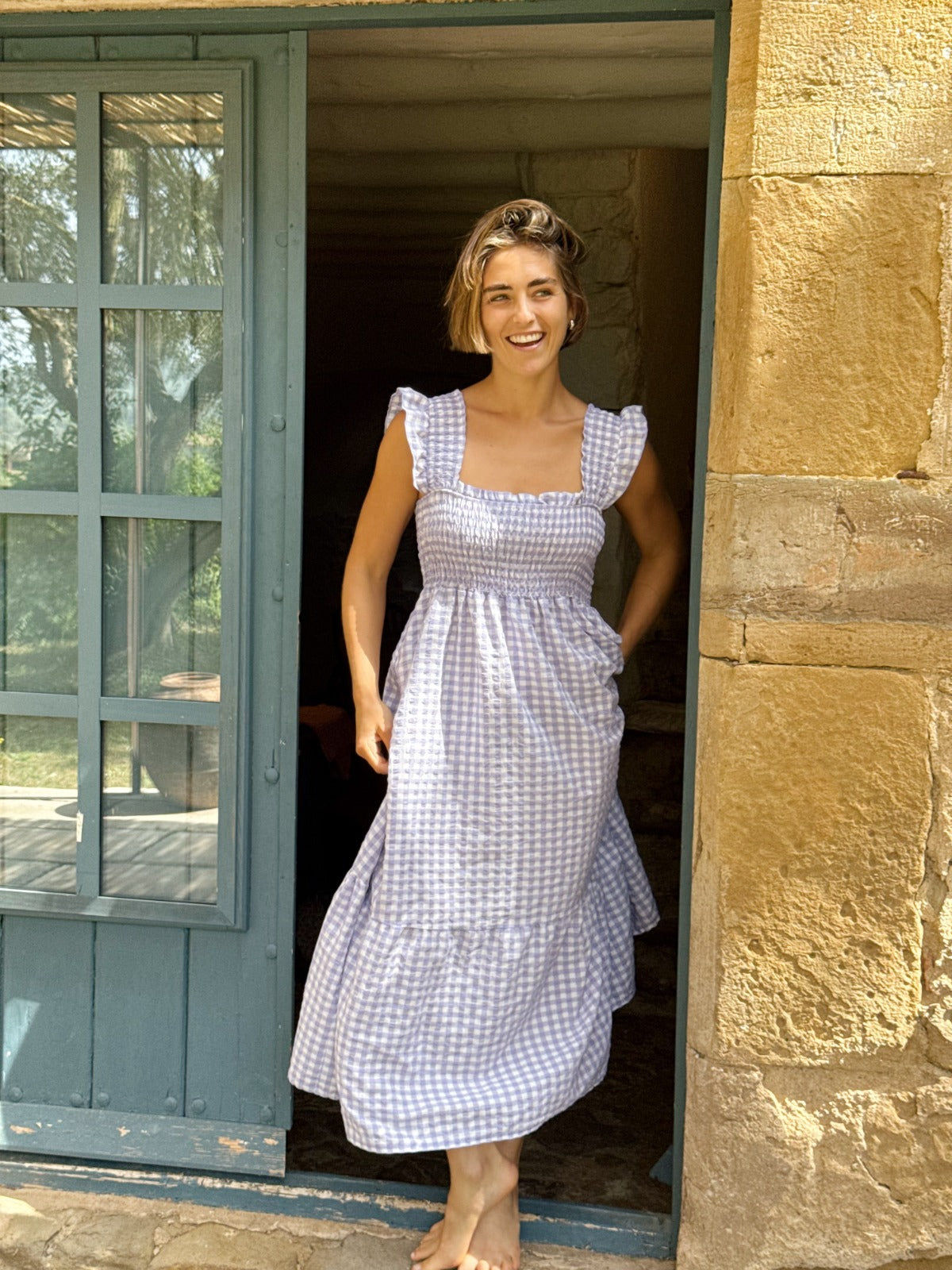 Amarisse | Vestido Largo Vichy